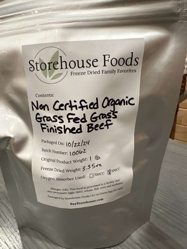 Freeze Dried Grass Fed Beef